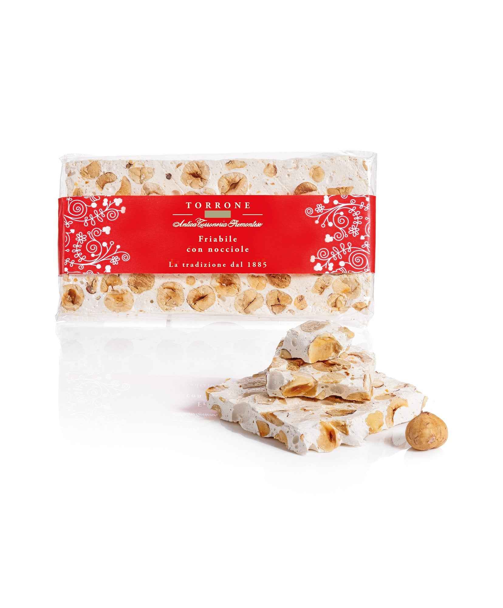“Gran Fetta” – Torrone friabile con nocciole 70 Grammi